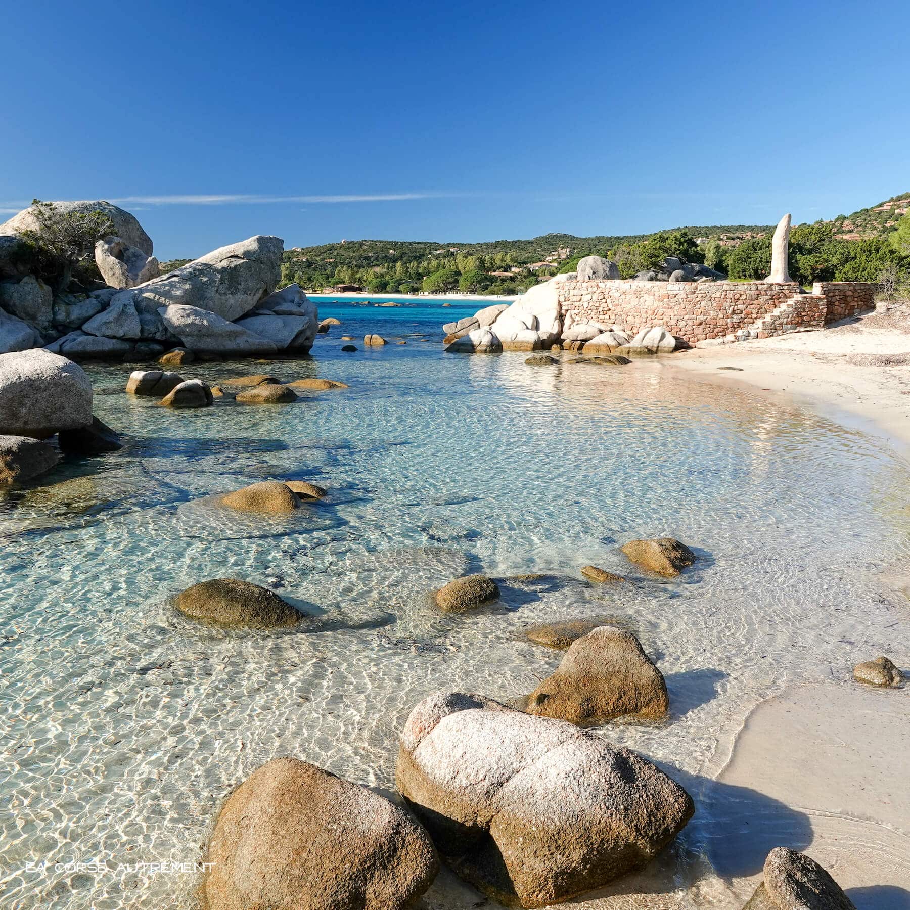 La Plage De Palombaggia En Corse Porto Vecchio