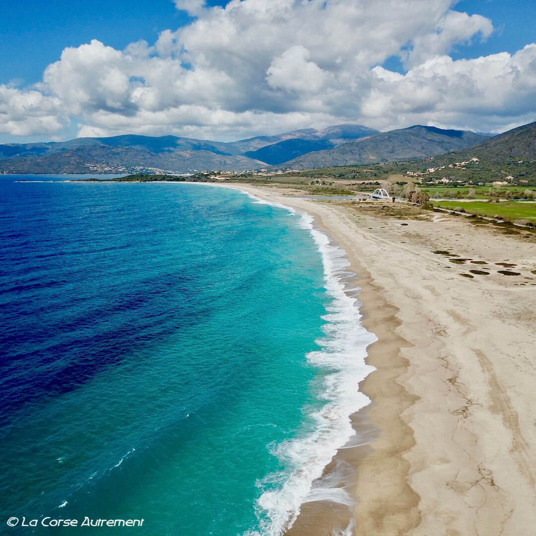 La plage du Liamone en Corse