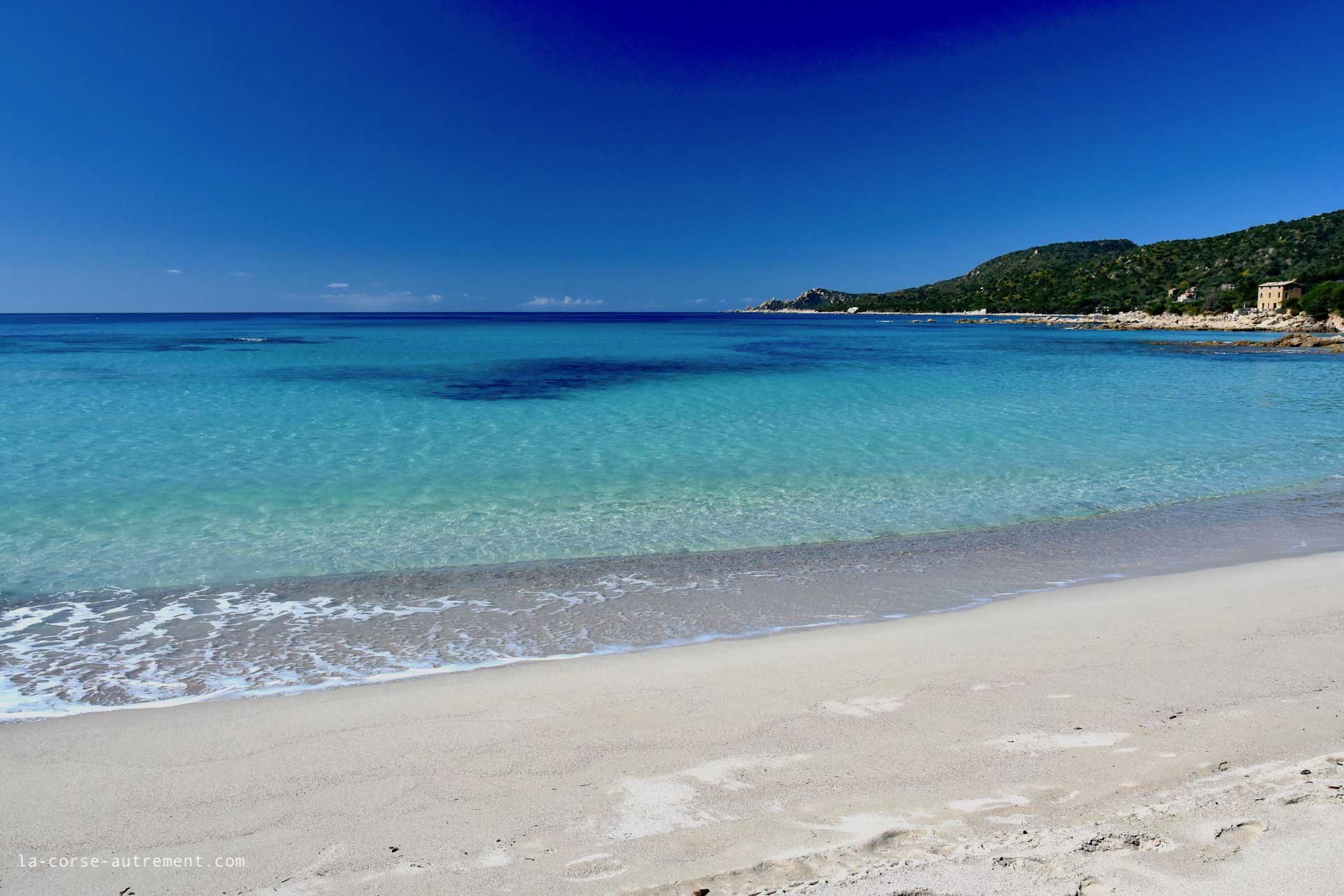La plage de Cala d'Orzo, CotiChiavari,