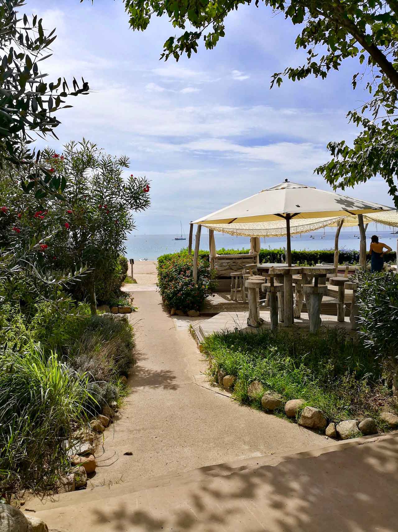 Restaurant En Corse Le Café De La Plage Plage Darone