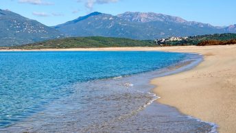 La plage de Portigliolo, Propriano